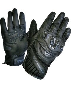 MUGENRACE Multi Perforated Black Gloves