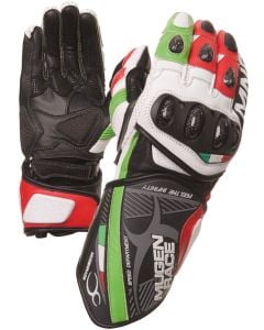 MUGENRACE Neptun White Red Green Gloves