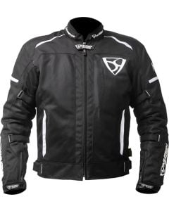 MUGENRACE Fuggire-A Black White Textile Jacket