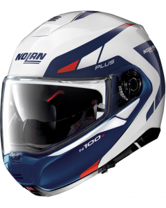 Nolan N100-5 P Milestone 57 Metal White Modular Helmet