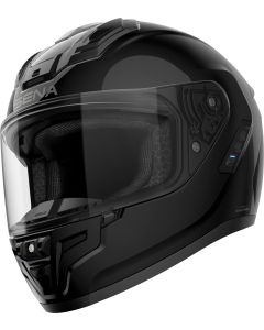 Sena Phantom Black Bluetooth Communication Smart Full Face Helmet
