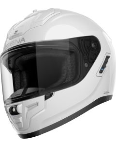 Sena Phantom White Bluetooth Communication Smart Full Face Helmet