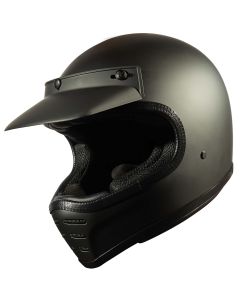 Peroz Gyamo Matt Black Full Face Helmet