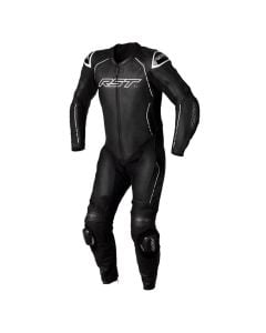 RST S1 CE Leather One Piece Suit Black White