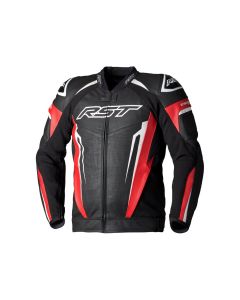 RST Tractech Evo 5 Leather Jacket Red Black White