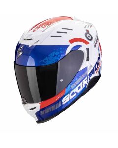 Scorpion Exo-520 Evo Air Titan White Blue Red Full Face Helmet