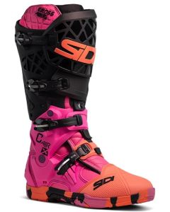 Sidi Crossair-X Black Pink Orange Motocross Boots