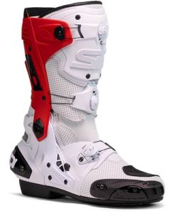 Sidi Rex Air White Red Boots