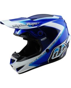 Troy Lee Designs GP Shutter Blue Motocross Helmet