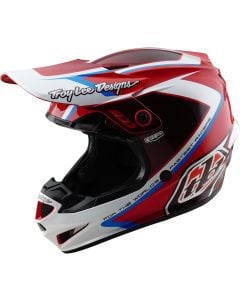 Troy Lee Designs GP Shutter Rojo Casco Motocross