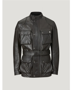 Belstaff Trialmaster Black Leather Jacket