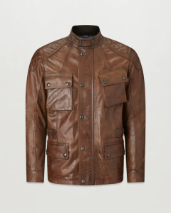 Belstaff Turner Brown Leather Jacket
