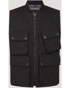 Belstaff Windermere Black Motorcycle Vest
