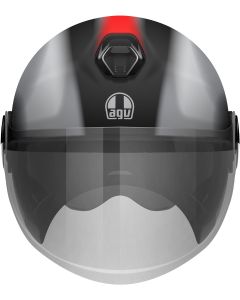 AGV Eteres Levanto Black Silver Red Jet Helmet