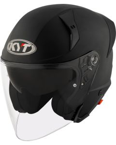 KYT TTR-Jet Negro Mate Casco Jet