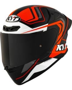 KYT TT-Revo Overtech Noir Orange Casque Intégral