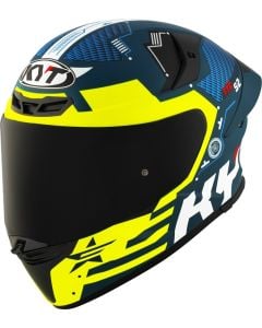 KYT TT-Revo Fuselage Jaune Mat Casque Intégral