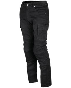 gms Lizard Cargo Black Textile Pants