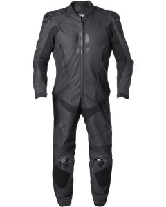 gms GRC-1 Black 1PC Leather Motorcycle Suit