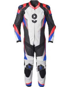 gms GRC-1 Black Red Blue 1PC Leather Motorcycle Suit
