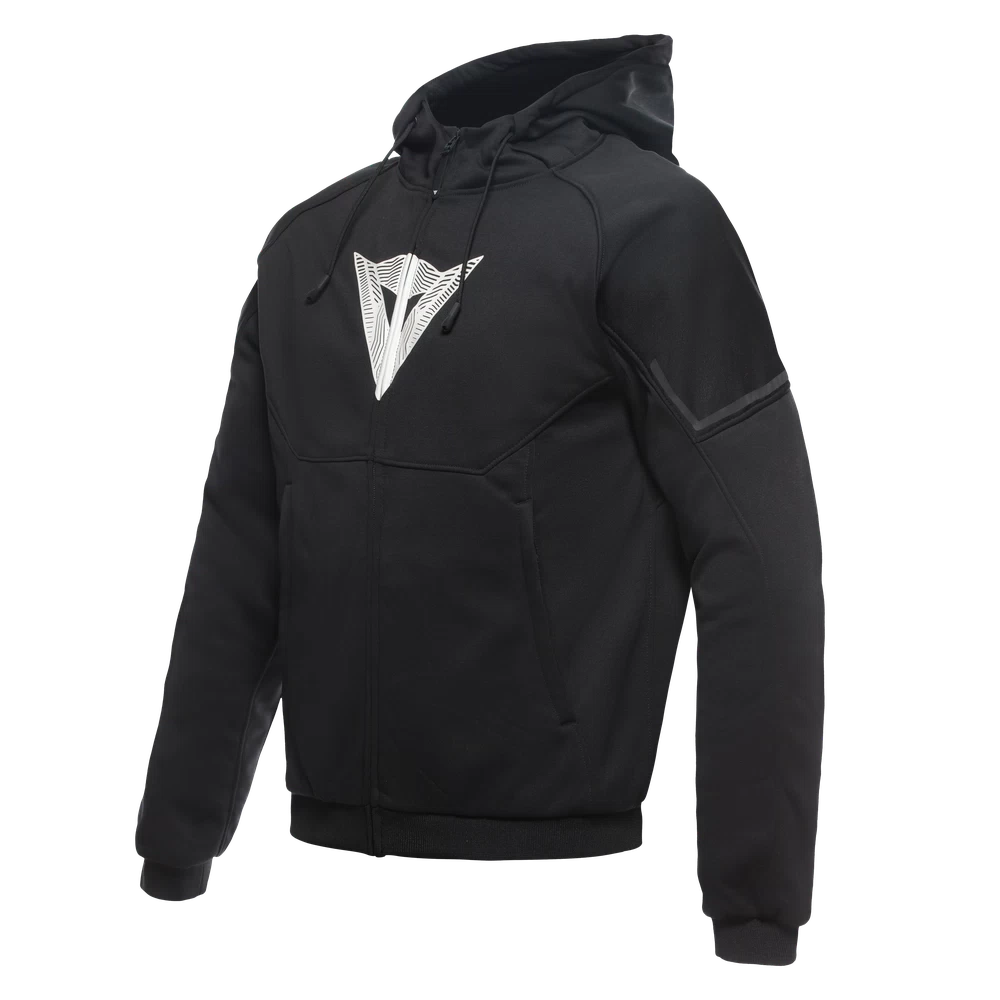 Dainese Daemon-X Safety Hoodie Full Zip Schwarz Weiß Größe 56
