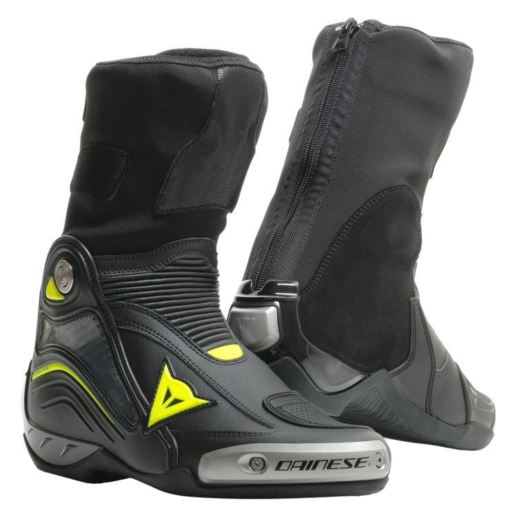 Dainese Axial D1 Bottes De Moto Noir Jaune Fluo 40