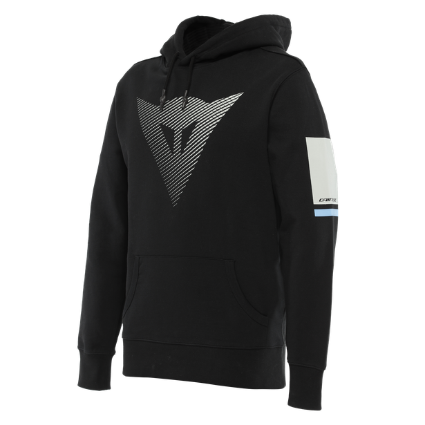 Dainese Fade Hoodie Black Cool Gray White L