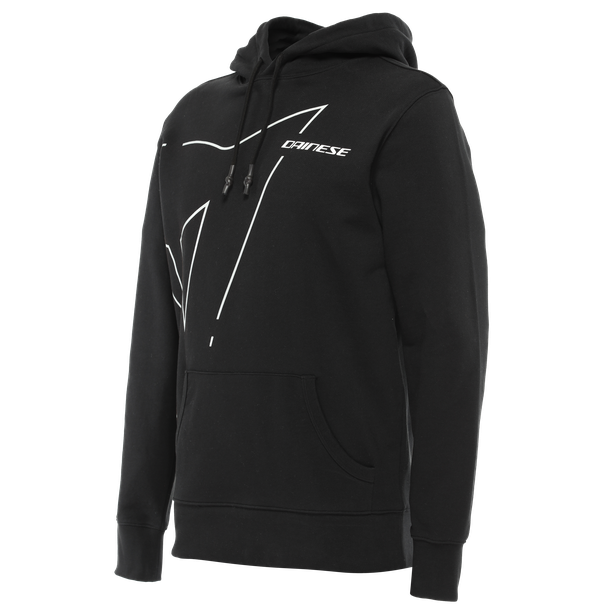 Dainese Outline Hoodie Black Glacier Gray M