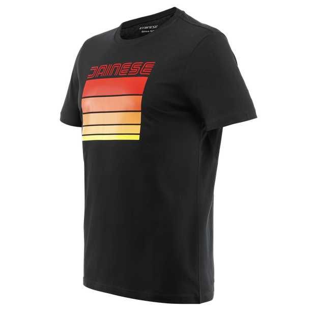 Dainese Stripes T-Shirt Black Red L