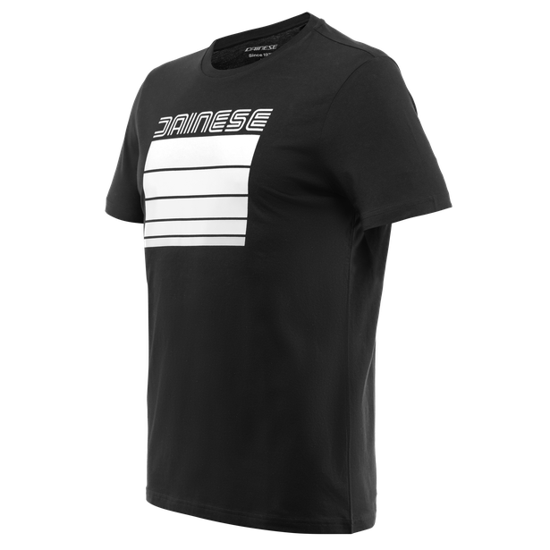 Dainese Stripes T-Shirt Black White M