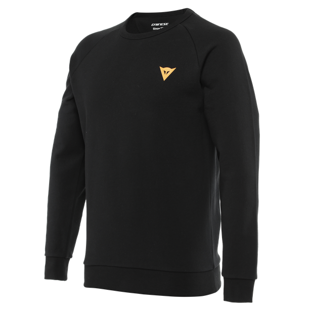 Dainese Vertical Sweatshirt Black Orange Size 2XL