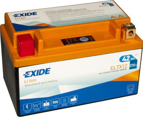 EXIDE ELTX12 Lithium-ion Motorcycle Battery