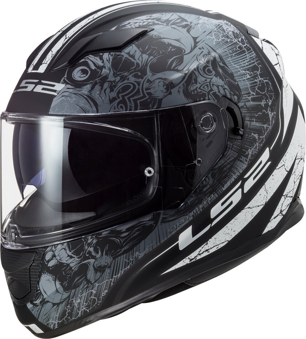 LS2 FF320 Stream Evo Throne Matt Black Titanium Full Face Helmet Size XL