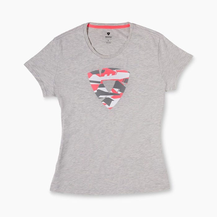 REVIT! Amelia Lady Grey Pink T-Shirt Size M