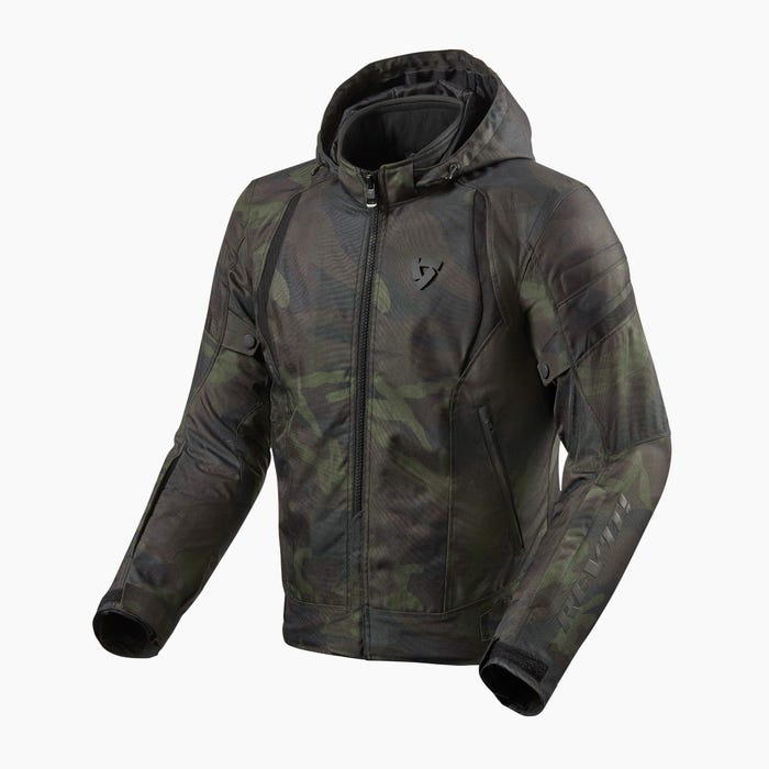 Zdjęcia - Odzież motocyklowa Revit REV'IT! Flare 2 Jacket Camo Dark Green Size L 