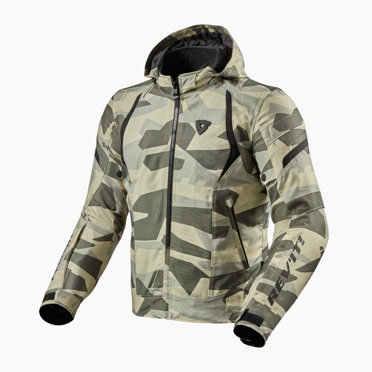 Zdjęcia - Odzież motocyklowa Revit REV'IT! Flare 2 Jacket Camo Light Green Size M 