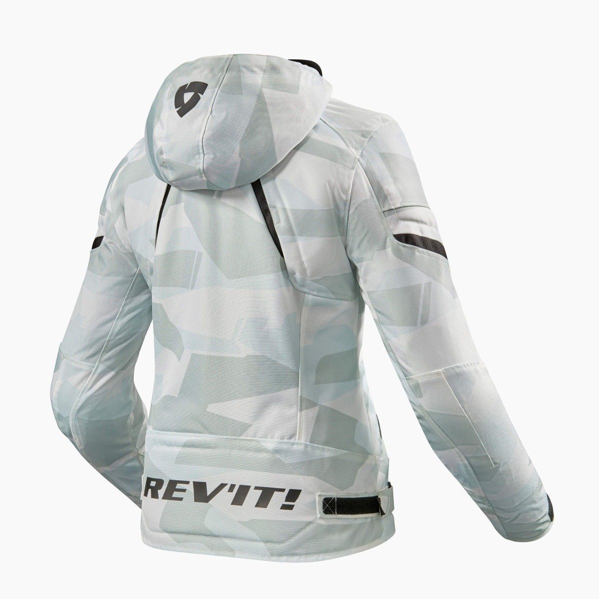 REV'IT! Flare 2 Lady Camo Grau Weiß Jacke Größe 38