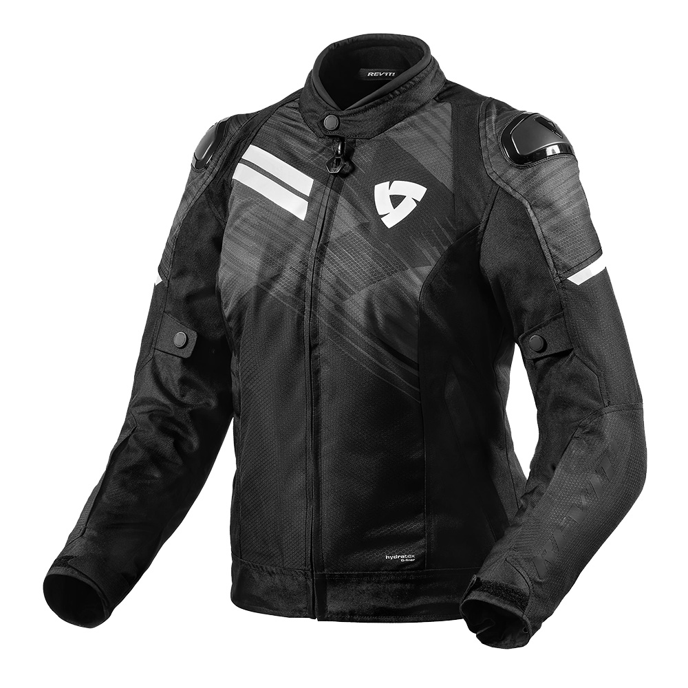 REV’IT! Apex H2O Damenjacke Schwarz Anthrazit Größe 46