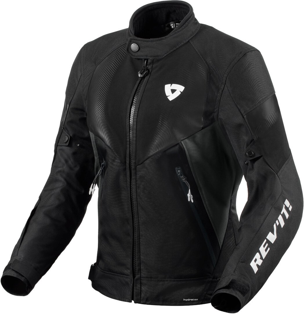 REV’IT! Control H2O Damen Schwarz Anthrazit Motorrad Jacke Größe 42