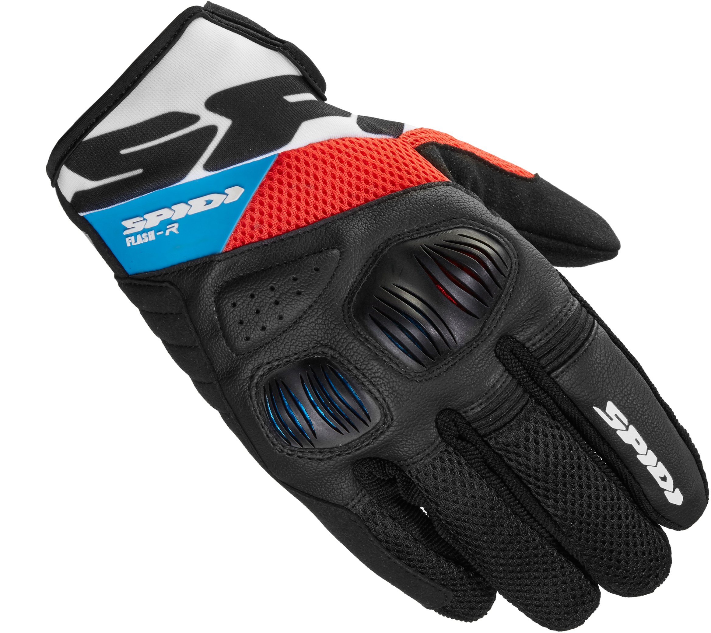 Spidi Flash-R Evo Gants Rouge Bleu Clair S