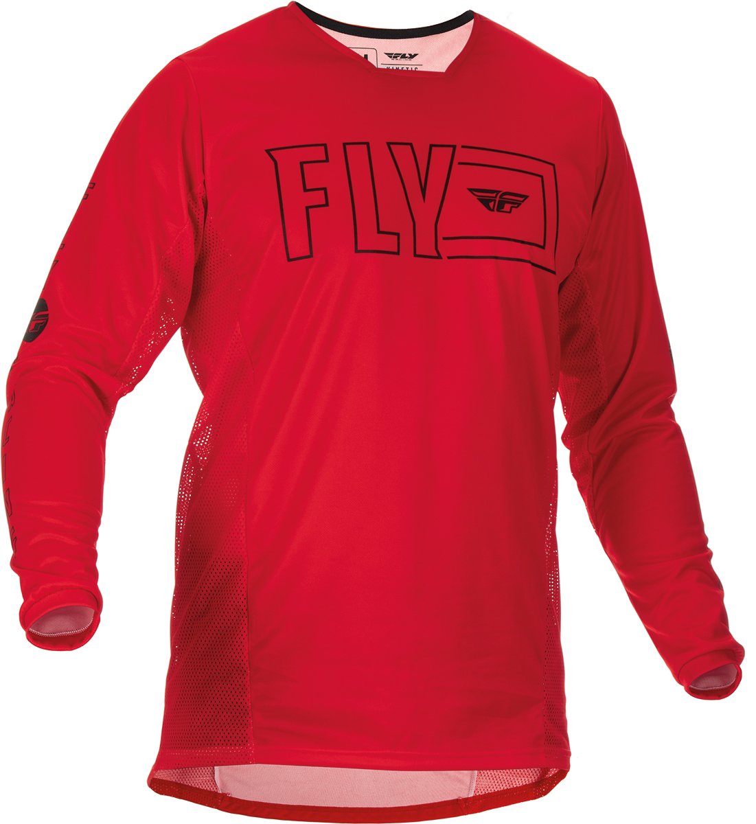 FLY Racing Kinetic Fuel Jersey Red Black Size S