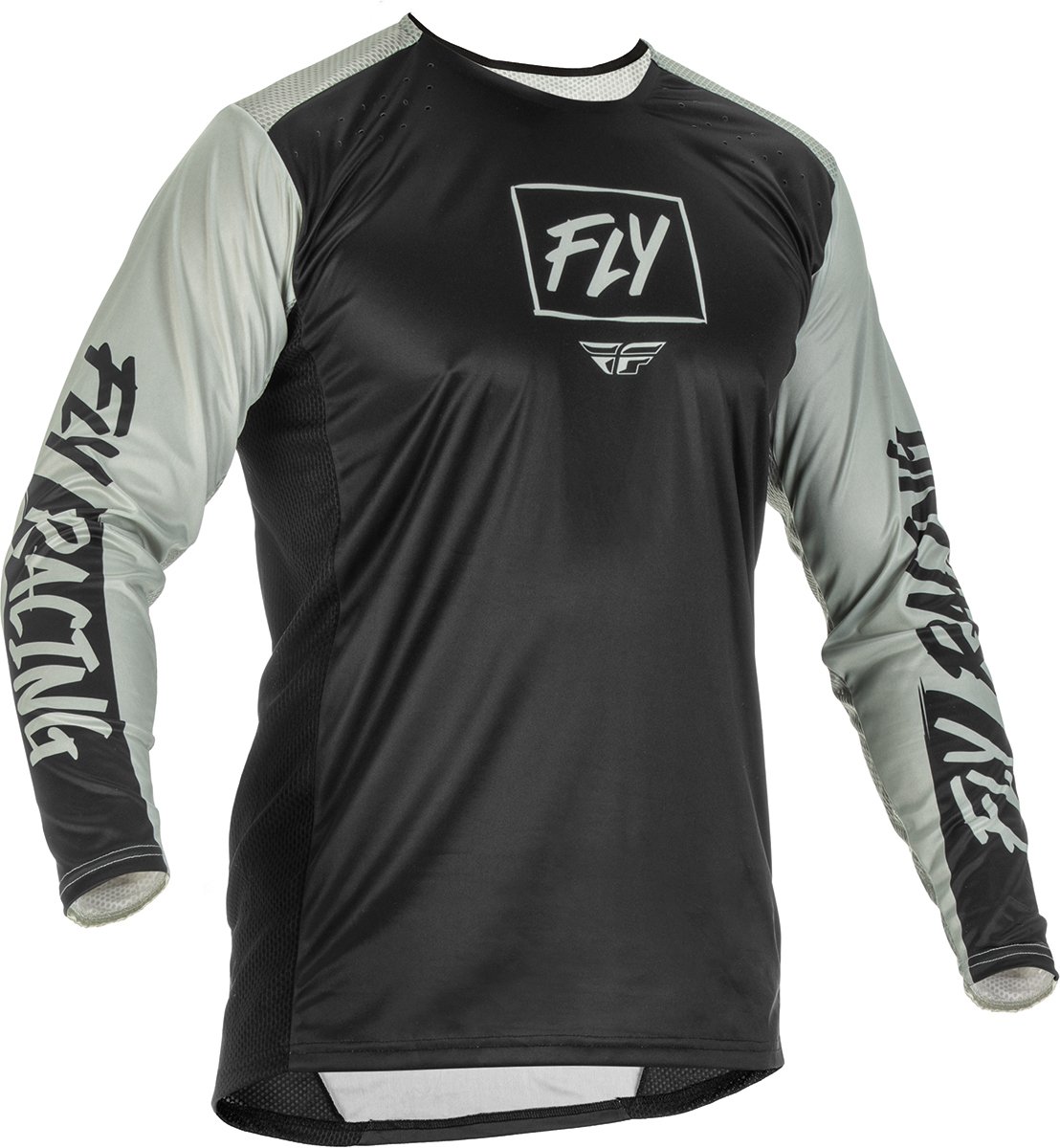 FLY Racing Lite Jersey Black Grey Size 2XL