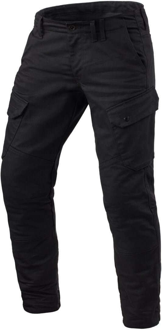 REV’IT! Cargo 2 TF Schwarz Motorrad Jeans Größe W32/L34