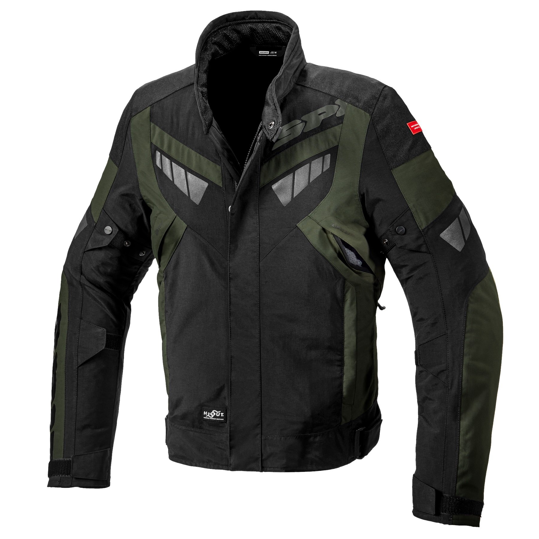 Spidi Freerider Jacket Dark Green Black Size 2XL