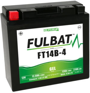 Fulbat FT14B-4 Batería De Gel Para De Moto