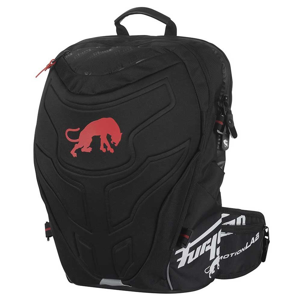 Furygan Cyclone Black Red Bag Size