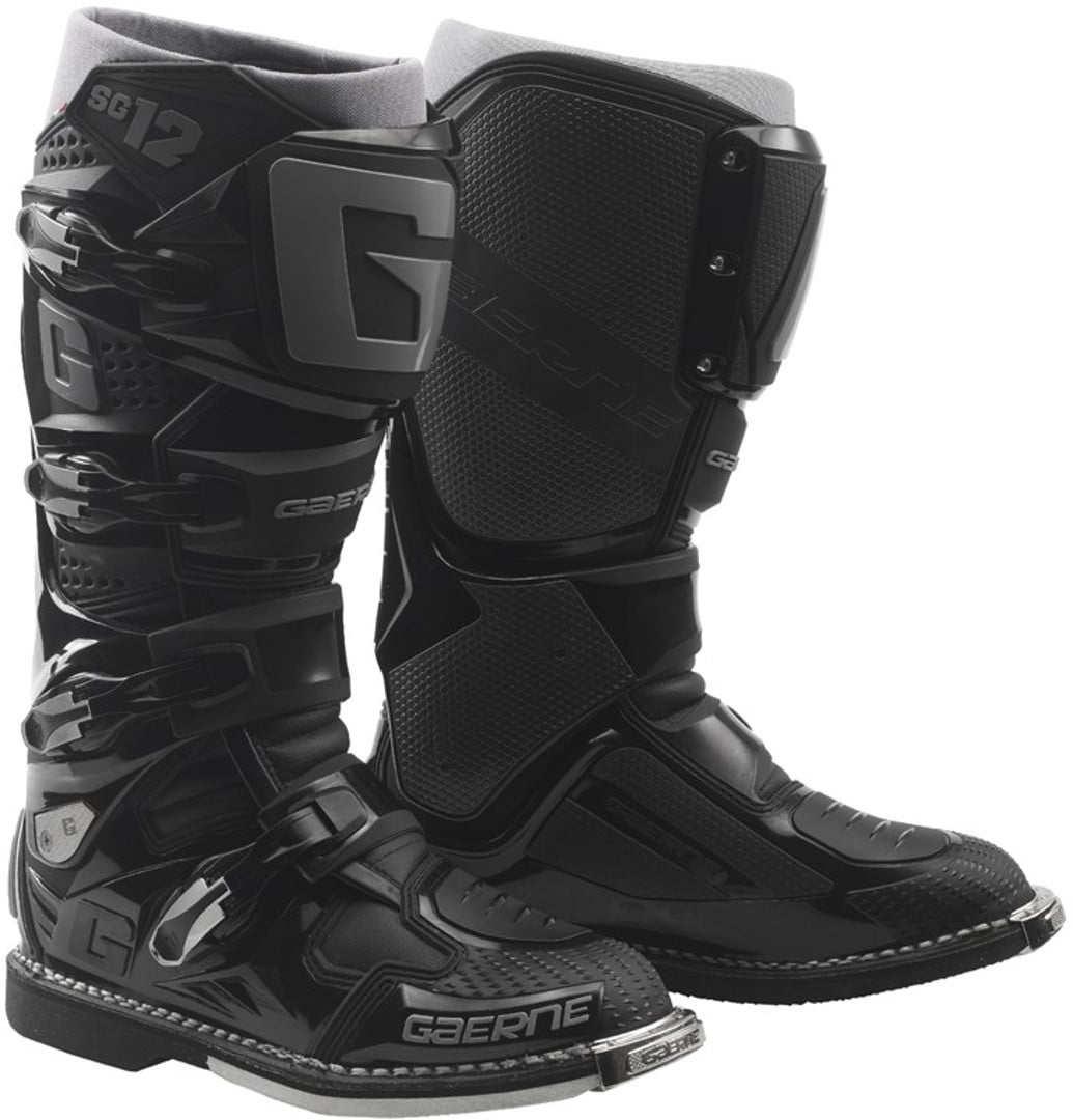 Photos - Motorcycle Boots Gaerne SG-12 Enduro Black Motocross Boots Size 44