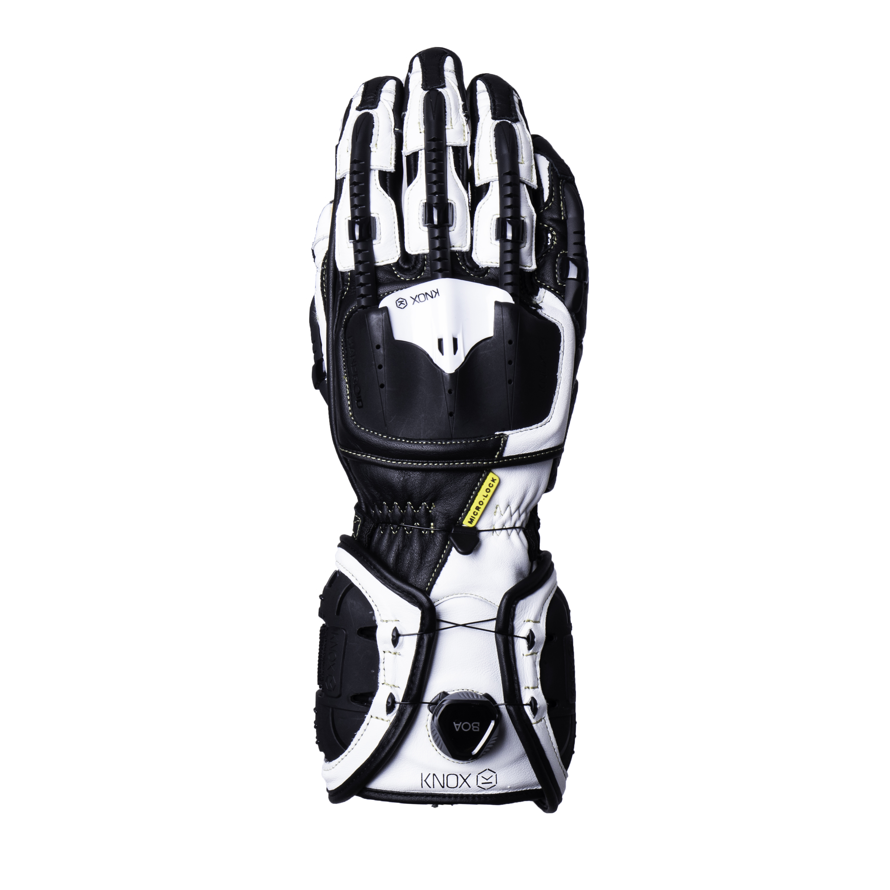 Knox Handroid MK IV Gants De Moto Noir Blanc S