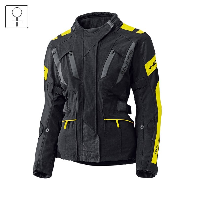 Image of Held 4-Touring II Touring Jacket Black Neon Yellow 3XL