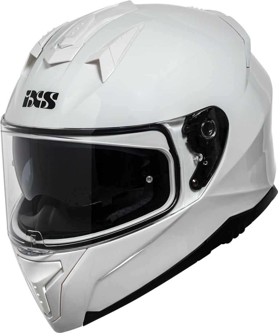 Photos - Motorcycle Helmet IXS iXS217 1.0 White Full Face Helmet Size L 